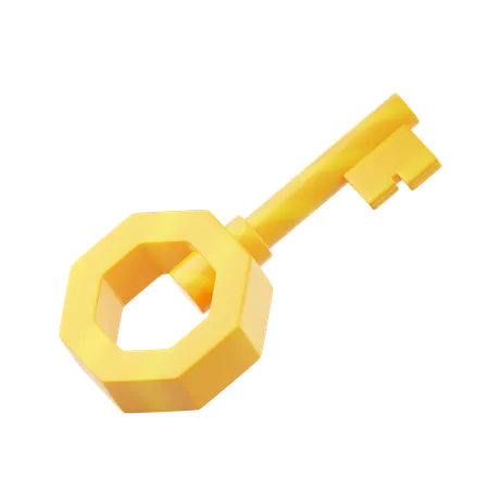 Llave  3D Icon