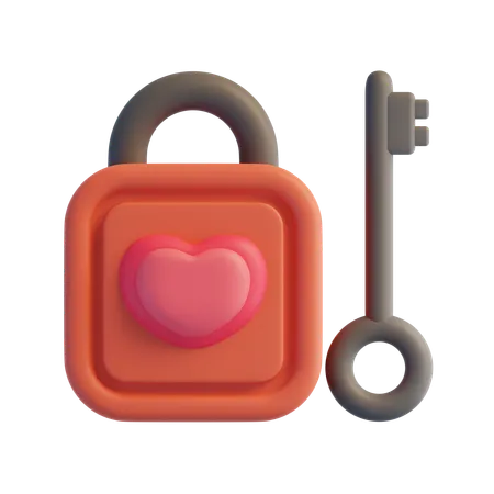 Llave  3D Icon