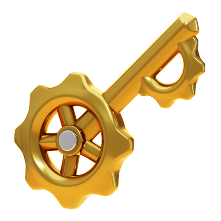 Llave  3D Icon