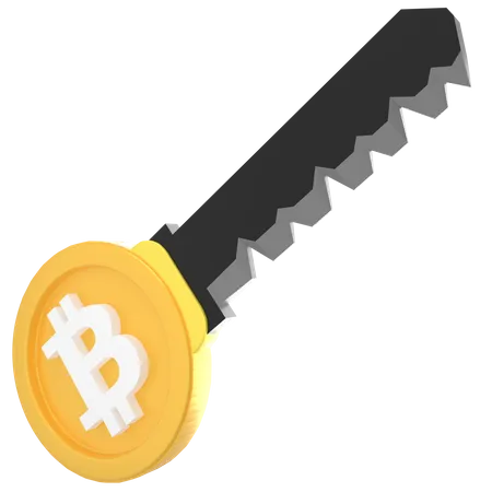 Clave criptográfica  3D Icon