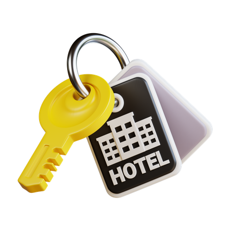 Llave del hotel  3D Icon