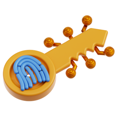 Llave digital  3D Icon