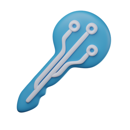 Llave digital  3D Icon