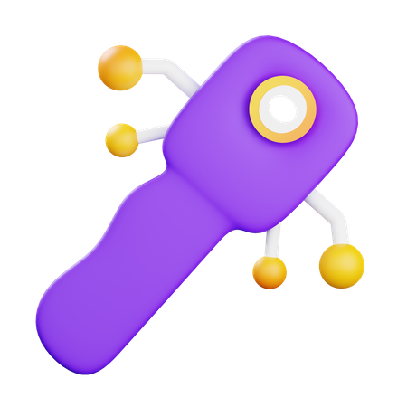 Llave digital  3D Icon