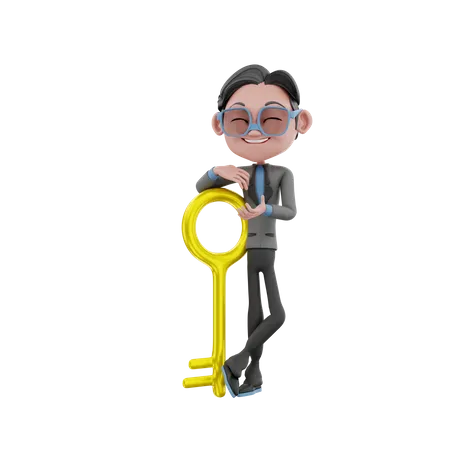 Clave de negocio  3D Illustration