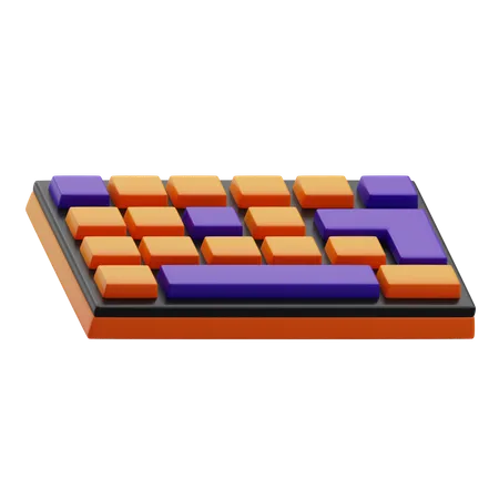 Clavier  3D Icon