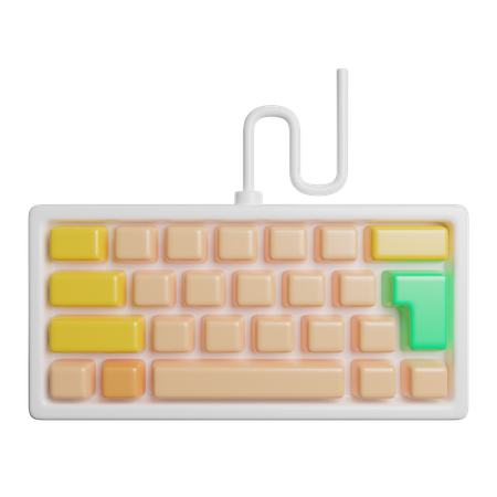 Clavier  3D Icon