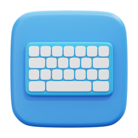 Clavier  3D Icon