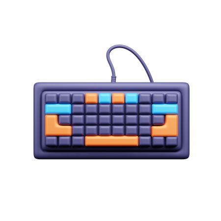 Clavier  3D Icon