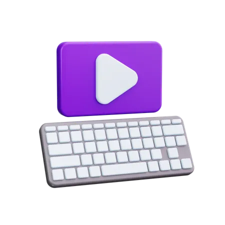 Clavier  3D Icon