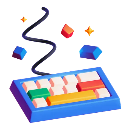 Clavier  3D Icon