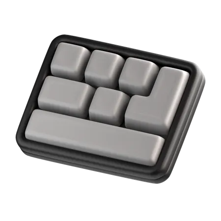 Clavier  3D Icon