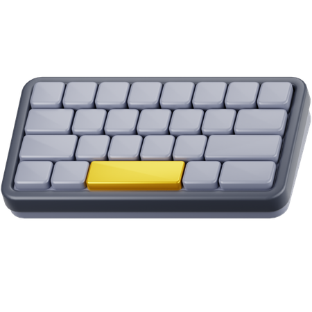 Clavier  3D Icon