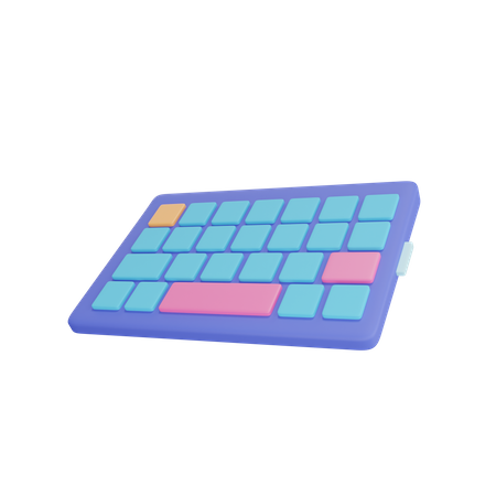 Clavier  3D Icon