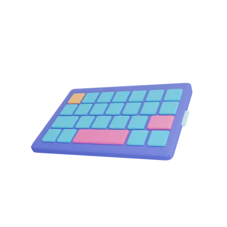 Clavier  3D Icon