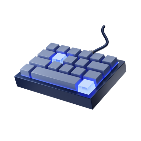 Clavier  3D Icon