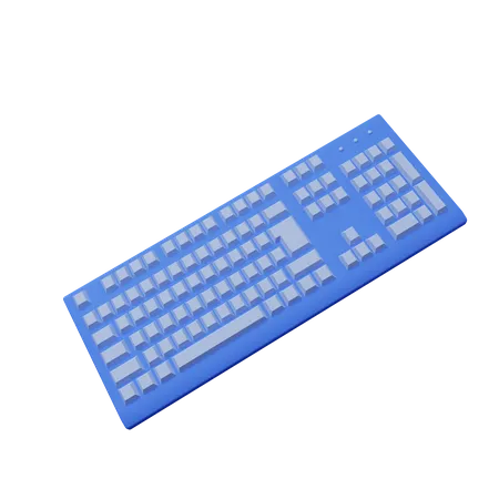 Clavier  3D Illustration