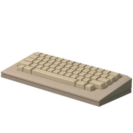 Clavier  3D Illustration