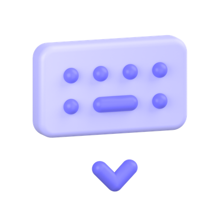 Clavier  3D Icon