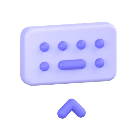 Clavier  3D Icon