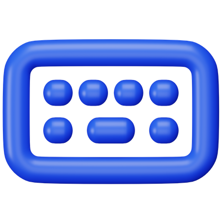 Clavier  3D Icon