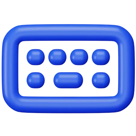 Clavier  3D Icon