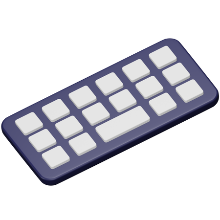 Clavier  3D Icon