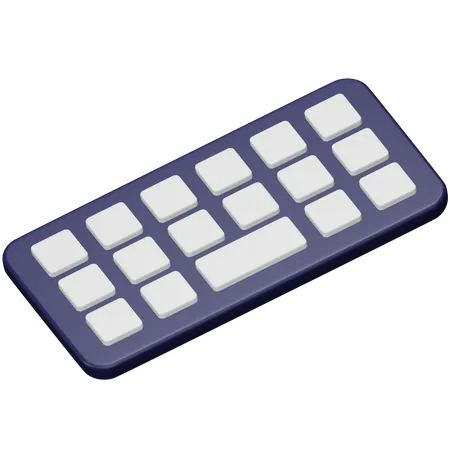 Clavier  3D Icon