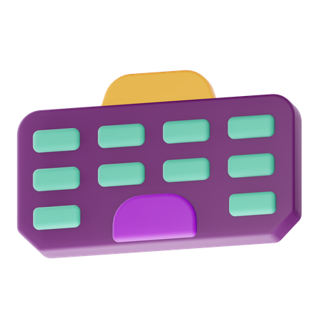 Clavier  3D Icon