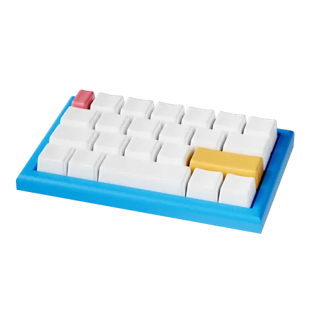 Clavier  3D Icon