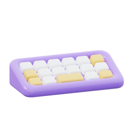 Clavier  3D Icon