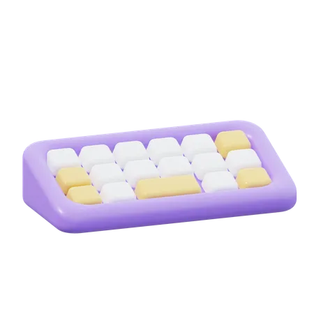 Clavier  3D Icon