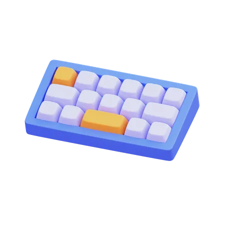 Clavier  3D Icon