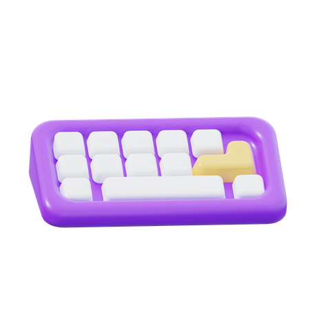 Clavier  3D Icon