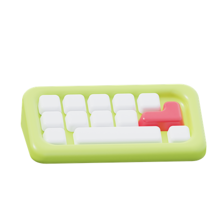 Clavier  3D Icon