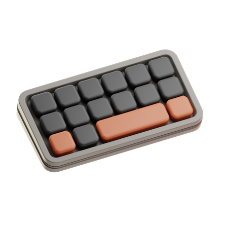Clavier compact  3D Icon