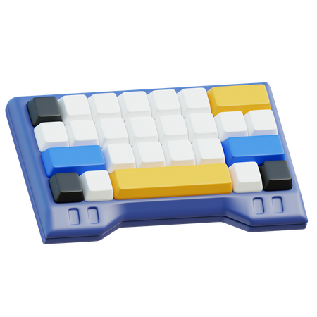 Clavier de jeu  3D Icon