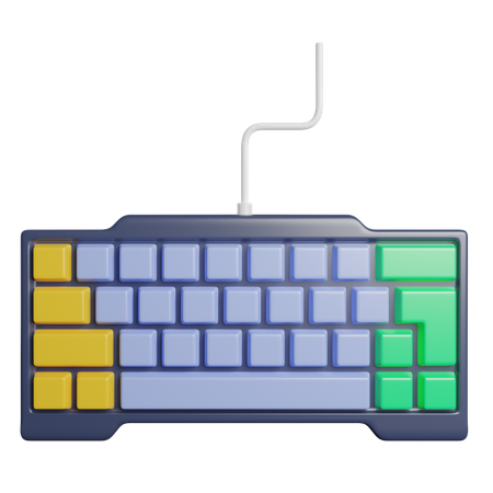 Clavier de jeu  3D Icon