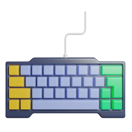 Clavier de jeu  3D Icon