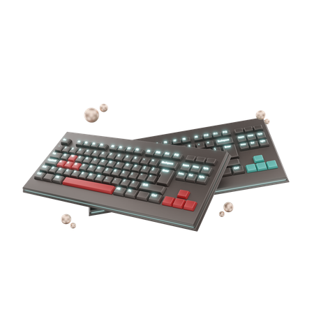 Clavier de jeu  3D Icon