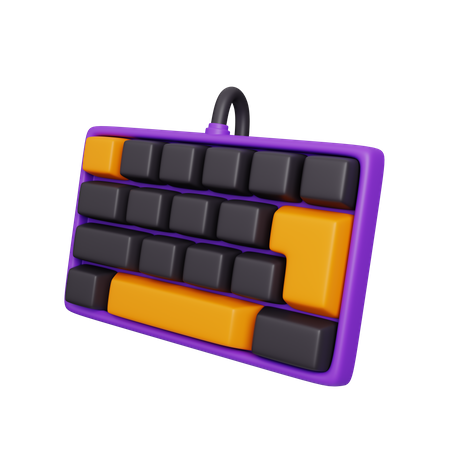 Clavier de jeu  3D Icon