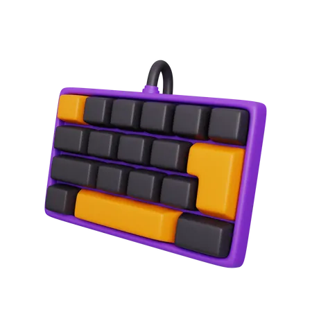 Clavier de jeu  3D Icon