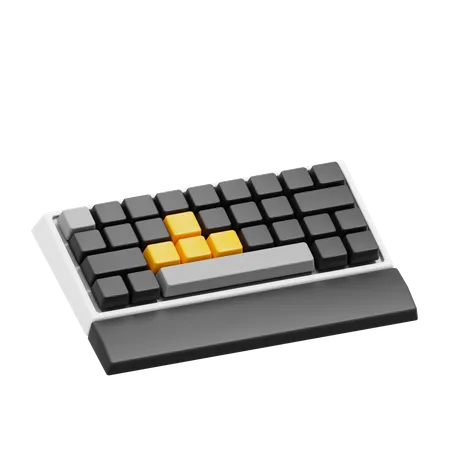 Clavier de jeu  3D Icon