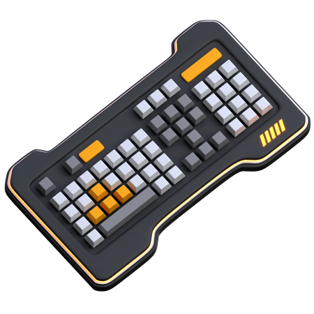 Clavier de jeu  3D Icon