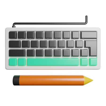 Clavier d'ordinateur  3D Icon