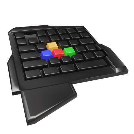 Jeu de clavier  3D Icon