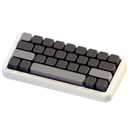 Clavier mécanique  3D Icon