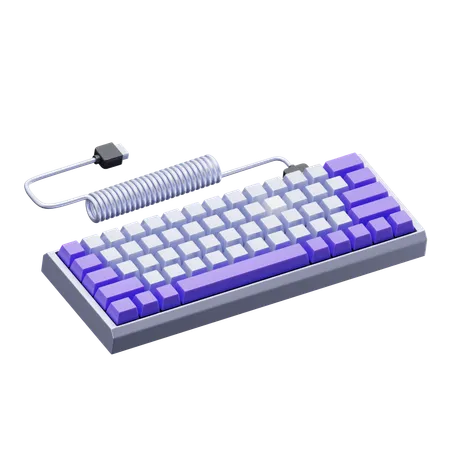 Clavier mécanique  3D Icon