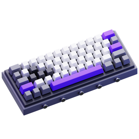 Clavier mécanique  3D Icon