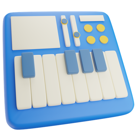 Clavier musical  3D Icon